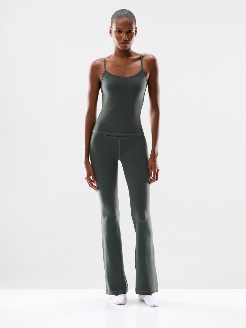 NWT - Aritzia Golden BUTTER Essential Cami Tank - Mineral Green - Size Small